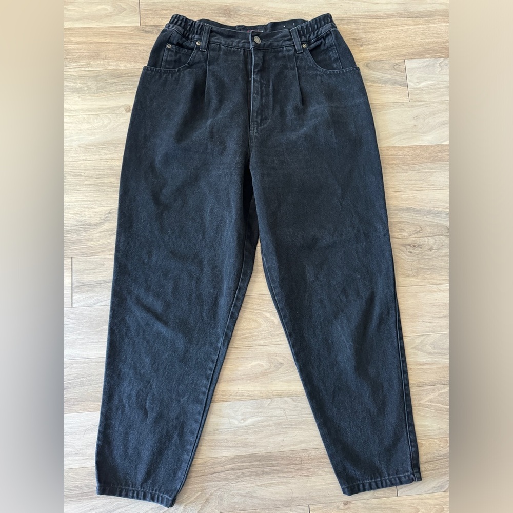 WOMENS Gloria Vanderbilt Black high Rise Jeans